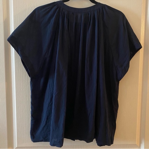 JENNI KAYNE Willow Blouse in Dark Blue - XL - Picture 4 of 13